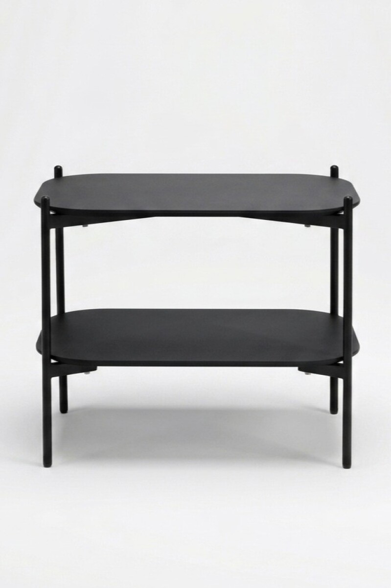 Mesa auxilliar TB-10 doble - Negra 