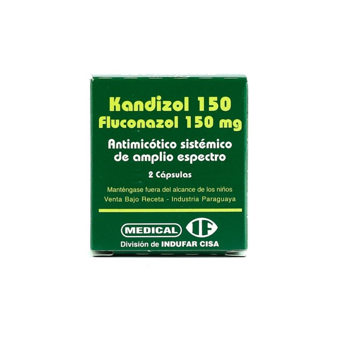 KANDIZOL 150 MG. CJ X 2 CAPSULAS única