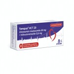 TEMPUS HCT 20 MG CJ X COMPR. REC. única