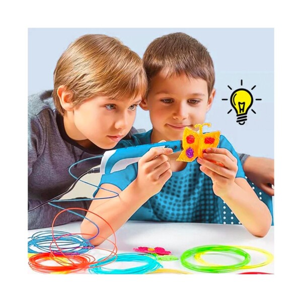 Lapiz 3d Impresora Lapicera Impresion 3d +1 Filamentos Variante Color Celeste