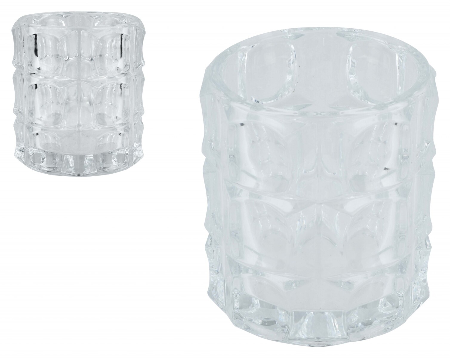 FLORERO VIDRIO CILINDRICO GRUESO 24750 Q36 