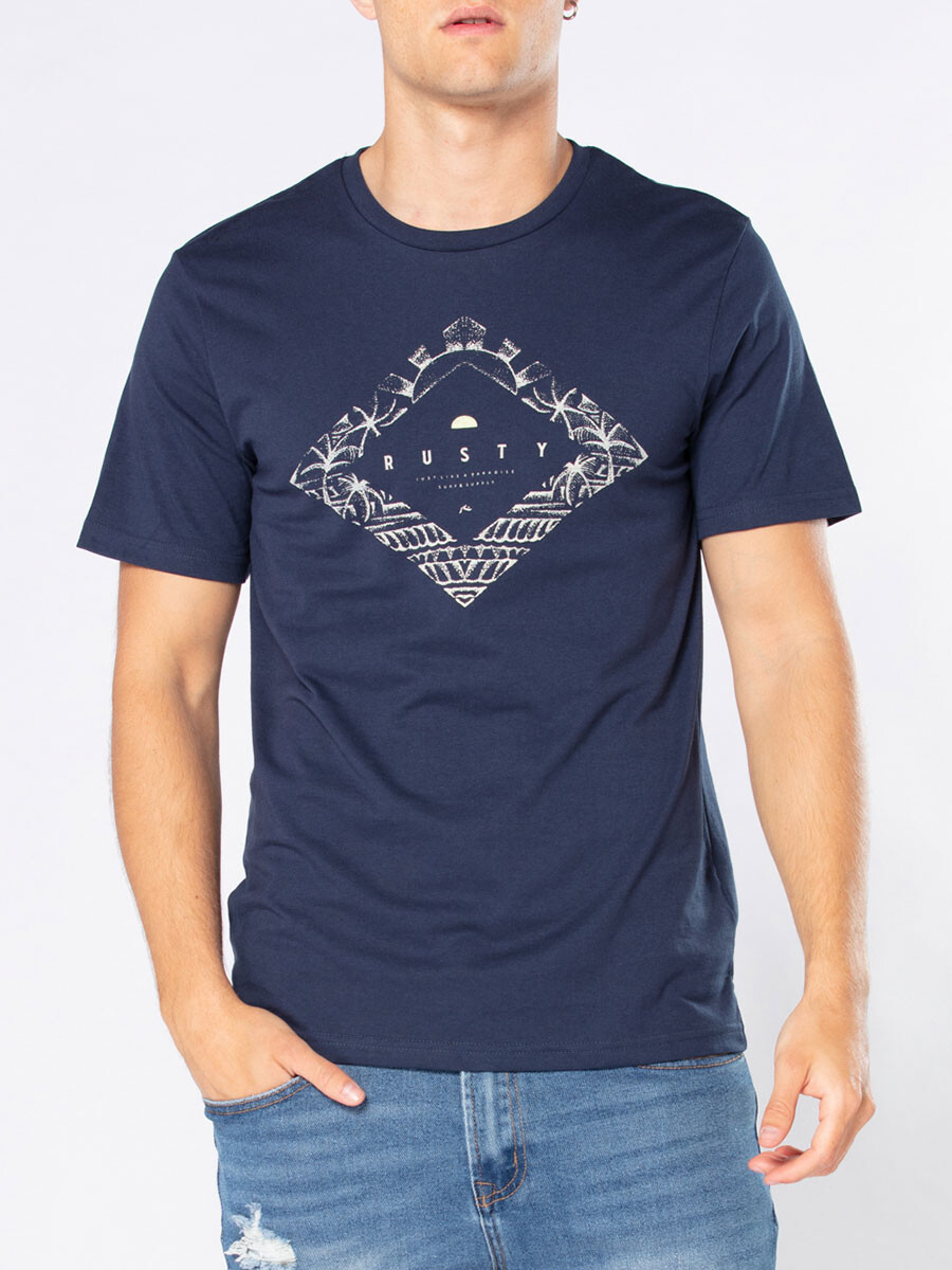 T-SHIRT AUSTRA RUSTY - Navy 