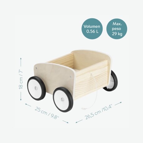 Buggie Bebesit de Madera con Trailer Buggie Bebesit de Madera con Trailer