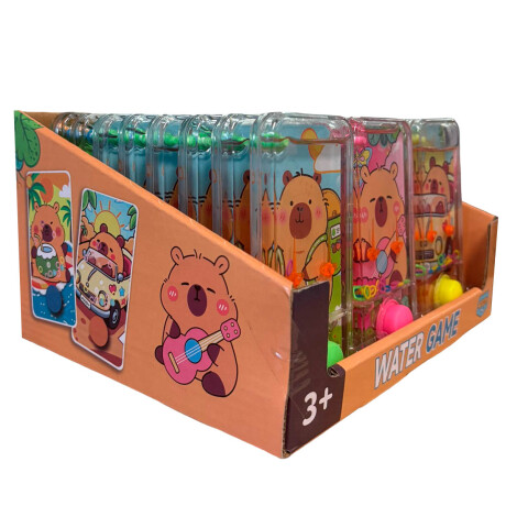 Juego Aguax24 Cotillón Maquinita Sorpresitas Infantil Capibara