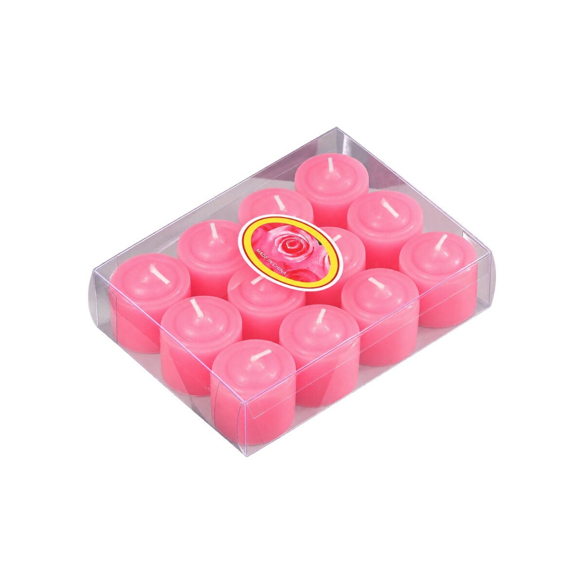 Velas Aromáticas Bloom X12 Pcs - Rosa 