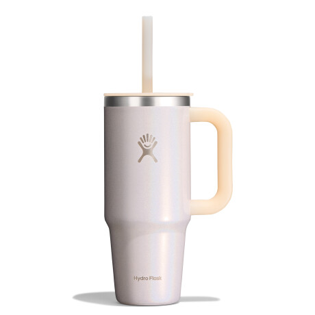 24 oz Travel Tumbler Glimmer Cream