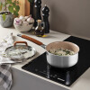 OLLA 18CM C/TAPA VIDRIO ACERO INOX. C/REVESTIMIENTO EN CERÁMICA ROMAGNA 28743/318 OLLA 18CM C/TAPA VIDRIO ACERO INOX. C/REVESTIMIENTO EN CERÁMICA ROMAGNA 28743/318