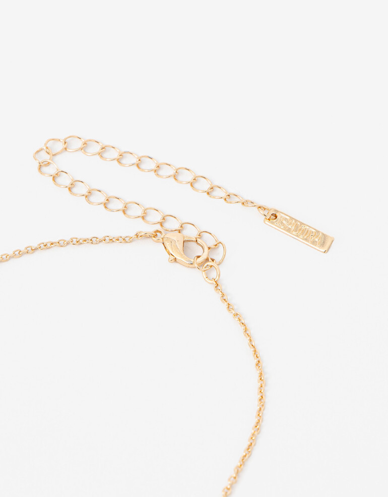 Collares Cortos Lucky charm Collar Corto Ojos En Strass - Dorado