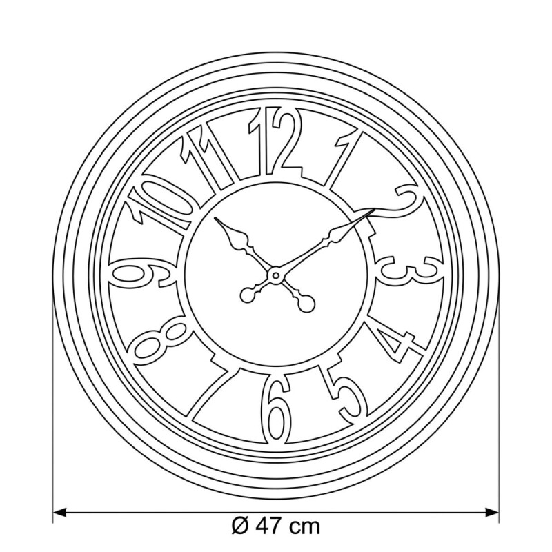 RELOJ NEGRO COMB Unica