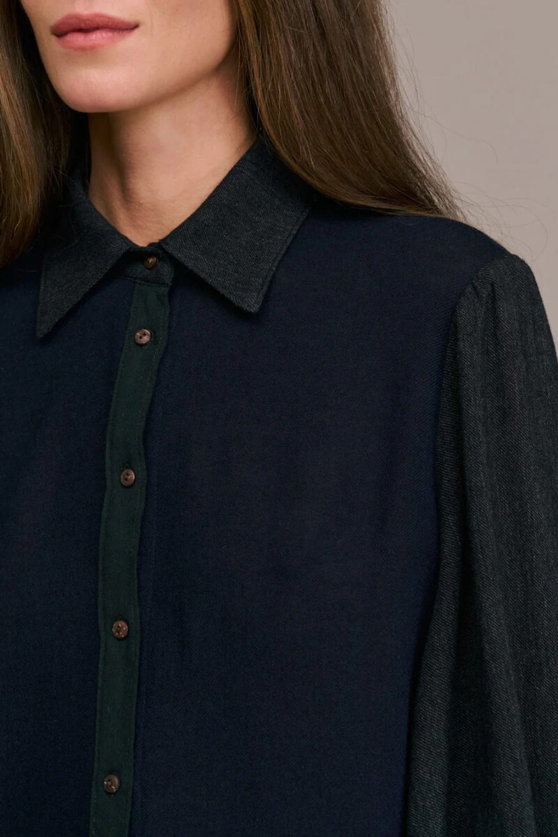 CAMISA CANDRA Navy