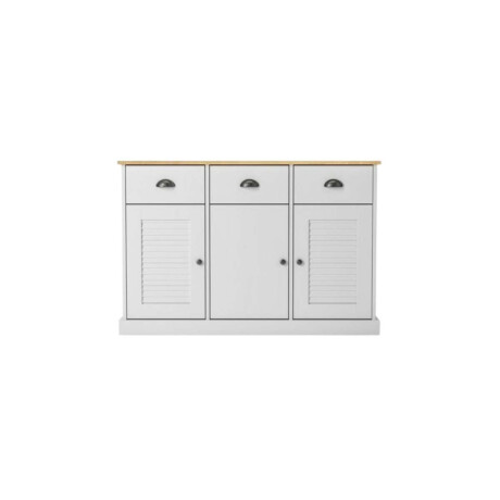 Aparador 3 Puertas 3 Cajones Li­nea Valenciana Blanco