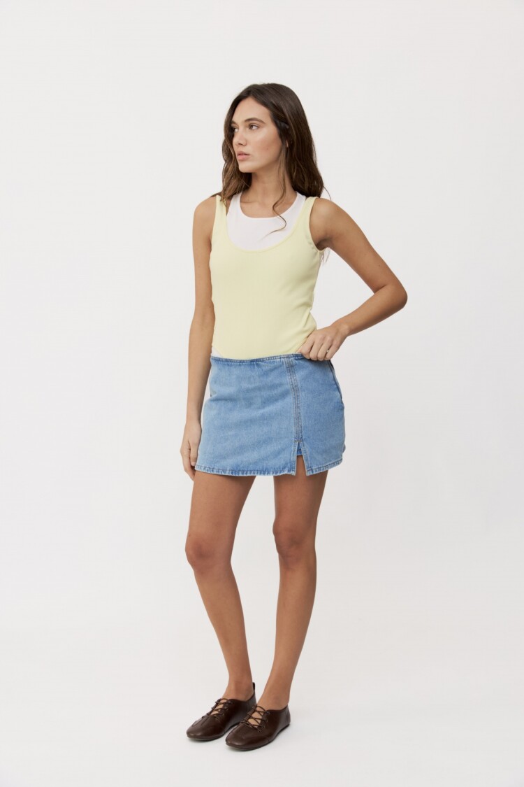 FALDA FANTA Celeste