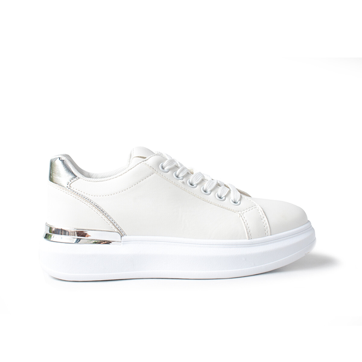 Calzado Deportivo Dama Panama Jack - White Silver 