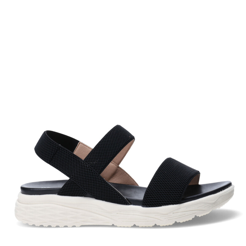 Sandalia de Mujer Lady Confort VITRE con tiras Negro