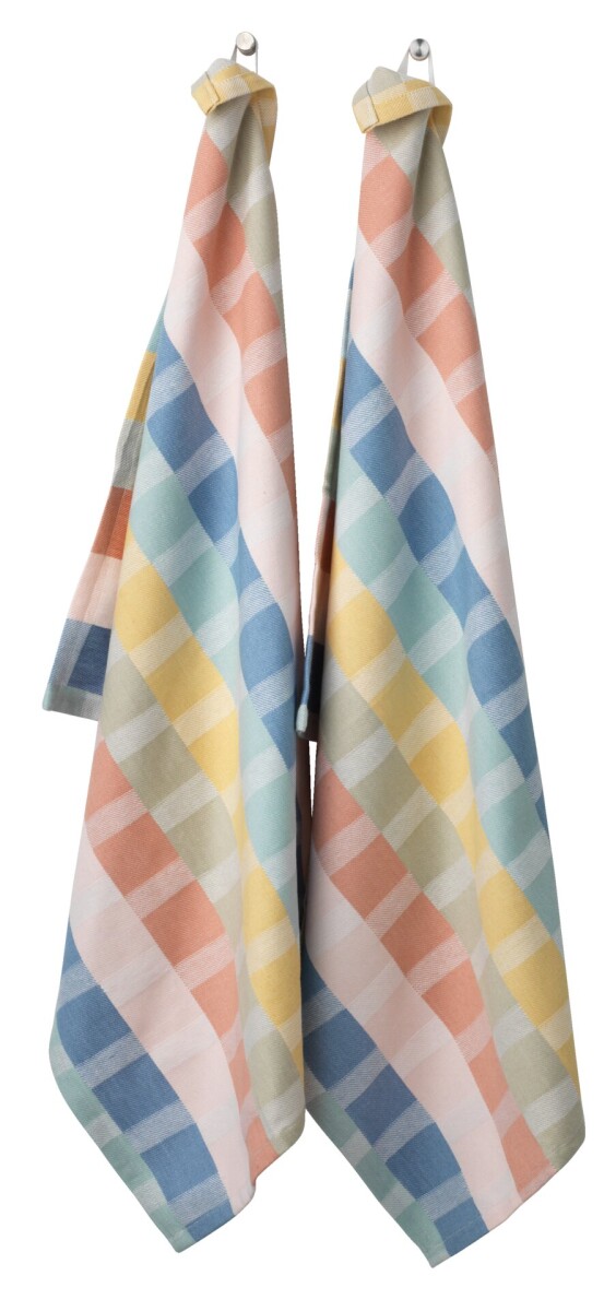 Repasador KAMELIA 50x70 2 unidades - Multicolor 