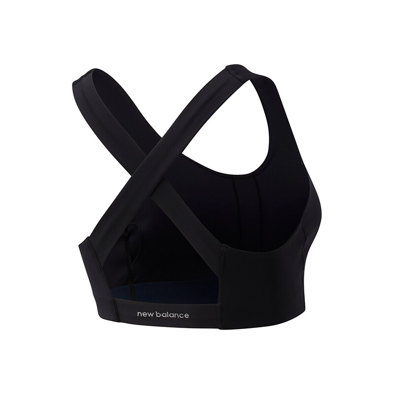 Top New Balance Fuel Bra Negro