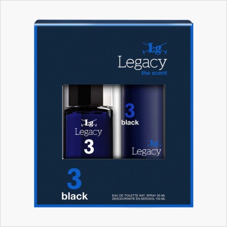 Perfume Legacy Cofre 3 Black Natural Edt 50 ml Perfume Legacy Cofre 3 Black Natural Edt 50 ml