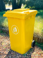 CONTENEDOR PARA RESIDUOS 120L amarillo
