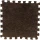 Alfombra Puzzle Goma Eva Peluda Infantil Shaggy 30 cm X10 UNIDADES MARRON