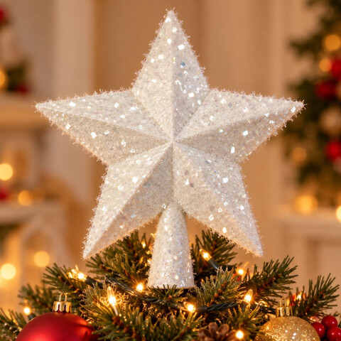 Estrella Blanca Puntero Navideño Estrella Blanca Puntero Navideño