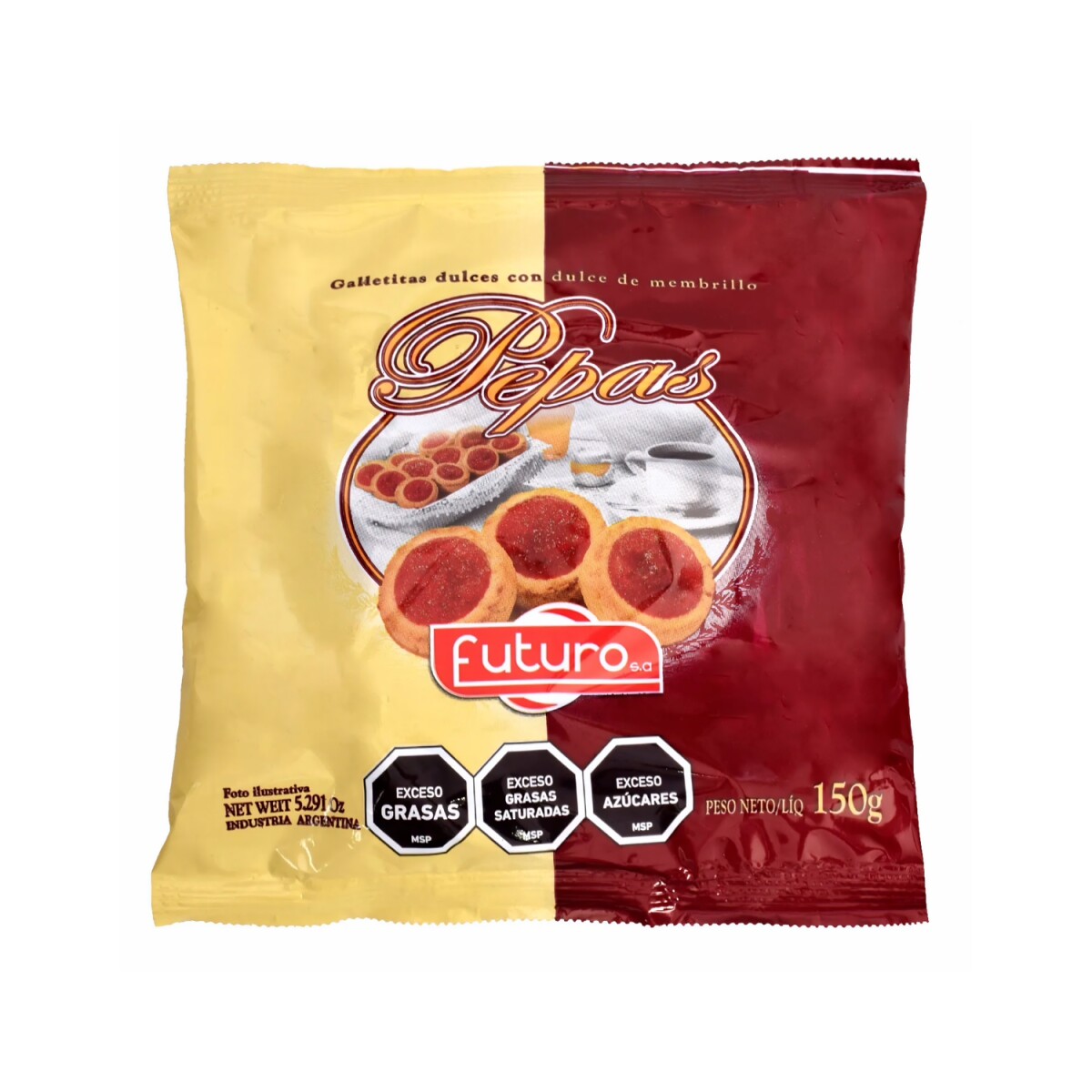 Galletita FUTURO PEPAS 150 Grs 