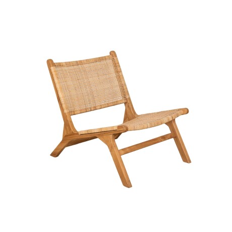 BUTACA RATTAN-Y-MADERA NATURAL-BEIGE KOMODO NATURAL