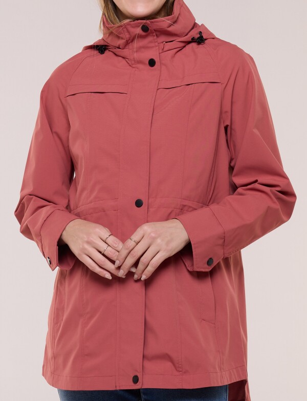 Campera Liviana Impermeable TERRACOTA