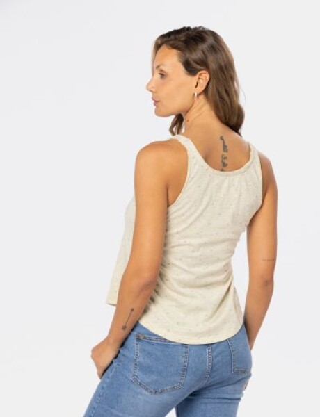 MUSCULOSA CON BOTONES Amarillo