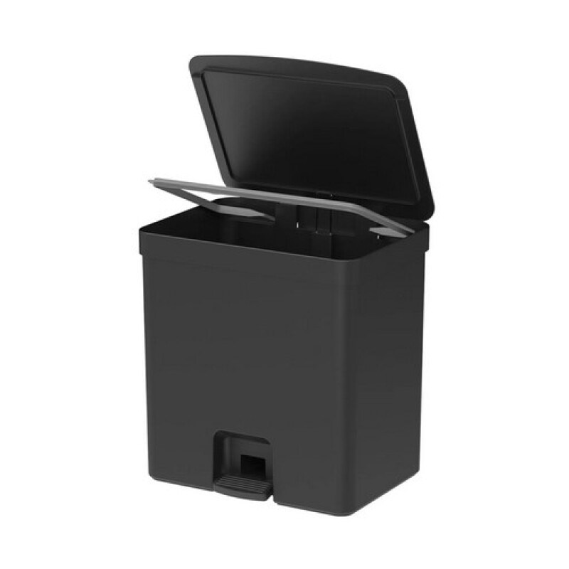 Papelera con pedal 20L Negro