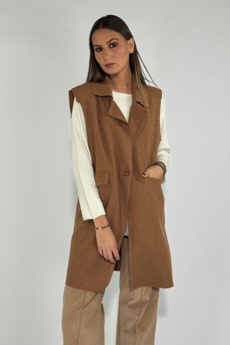 CHALECO MERINA Camel