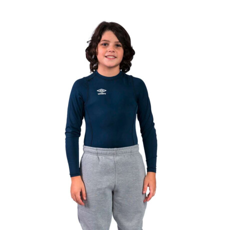 Remera Umbro Termico De Niños Azul