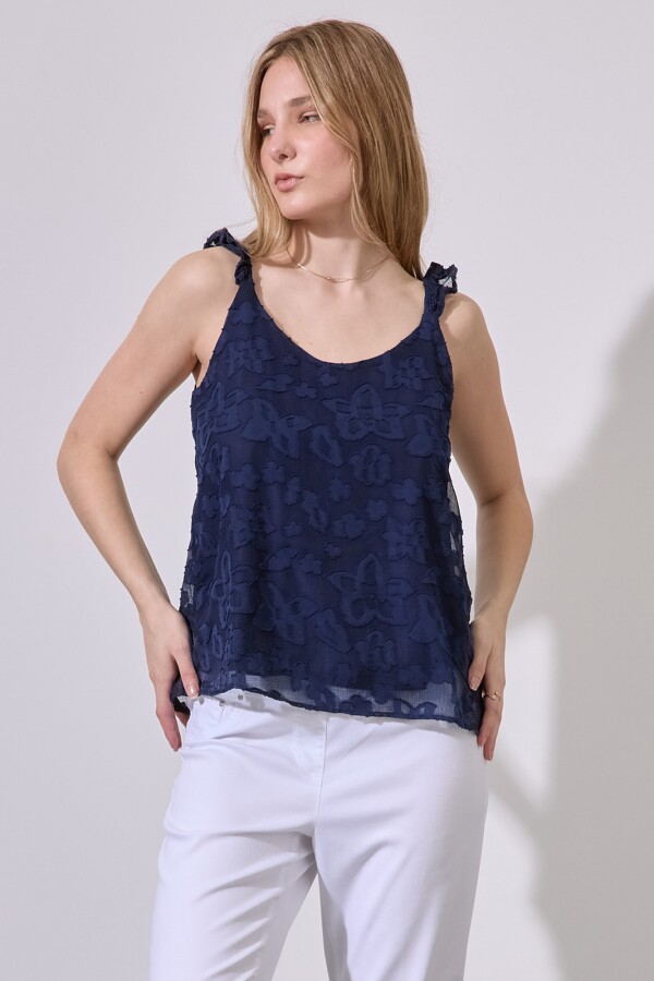 Blusa Gasa Labrada AZUL