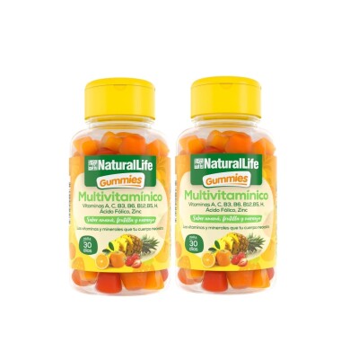 Multivitaminico Natural Life 60 Gomitas 2 Uds. Multivitaminico Natural Life 60 Gomitas 2 Uds.