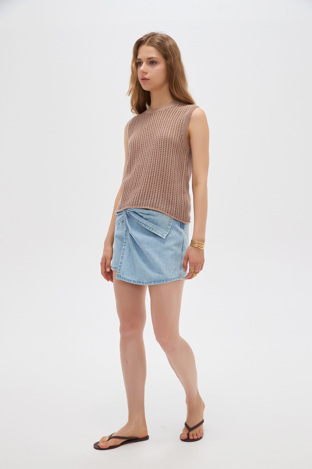 Musculosa Ruka Taupe Claro