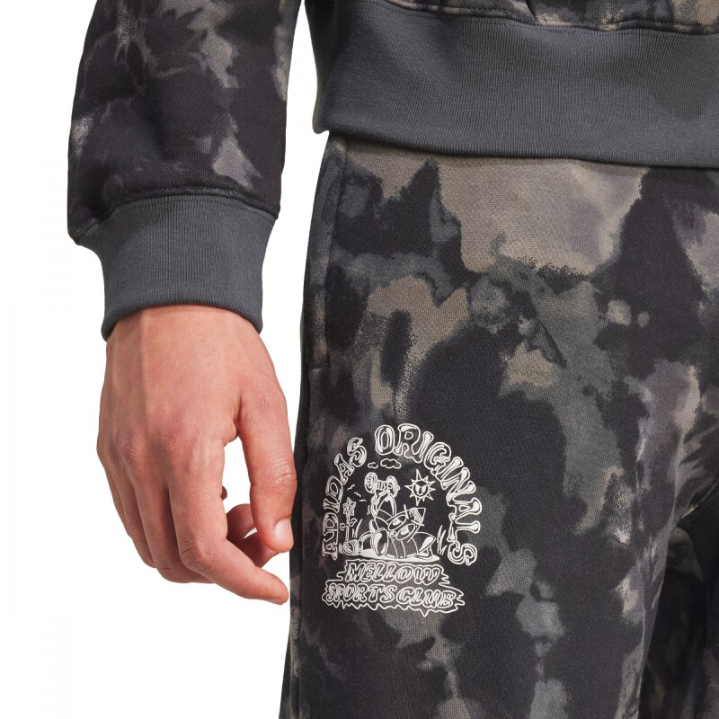 Pantalón Largo Tie-Dyed Jogger de Hombre Negro