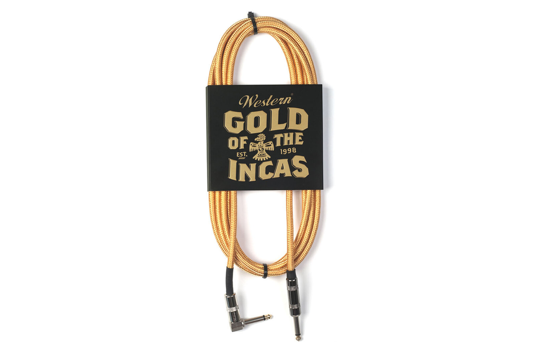 Cable Western silencioso Plug Mono 3 mts Recto- Angular 