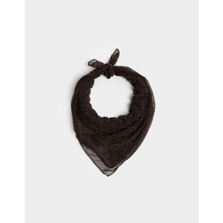 Pañuelo Beads Marron Chocolate