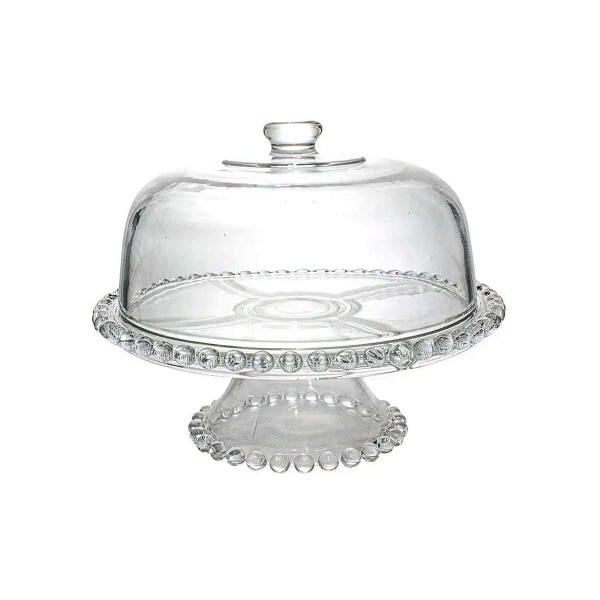 Plato torta vidrio con campana 27x22.5 cm PRISMA Plato torta vidrio con campana 27x22.5 cm PRISMA