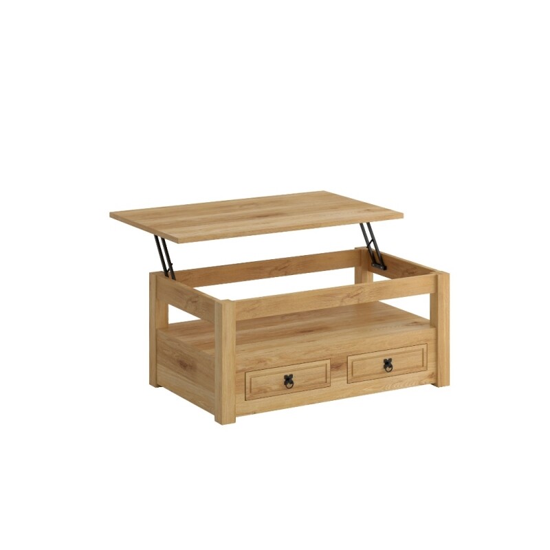 Mesa De Living Articulada Miel Mesa De Living Articulada Miel