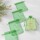 Pack x 100 - Bolsas organza 12x17 cm VERDE