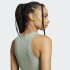 Musculosa Adidas Essentials Acanalada Silver Green
