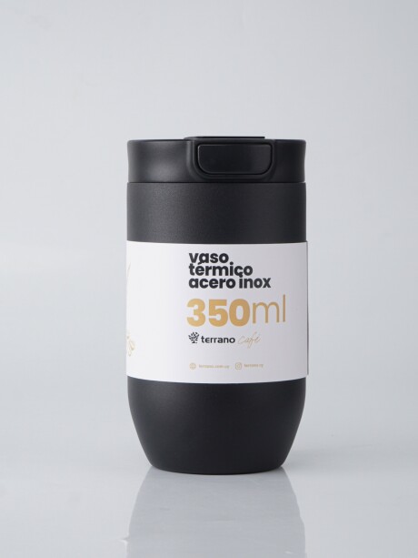 Vaso Térmico Push&Drink 350mL. Negro