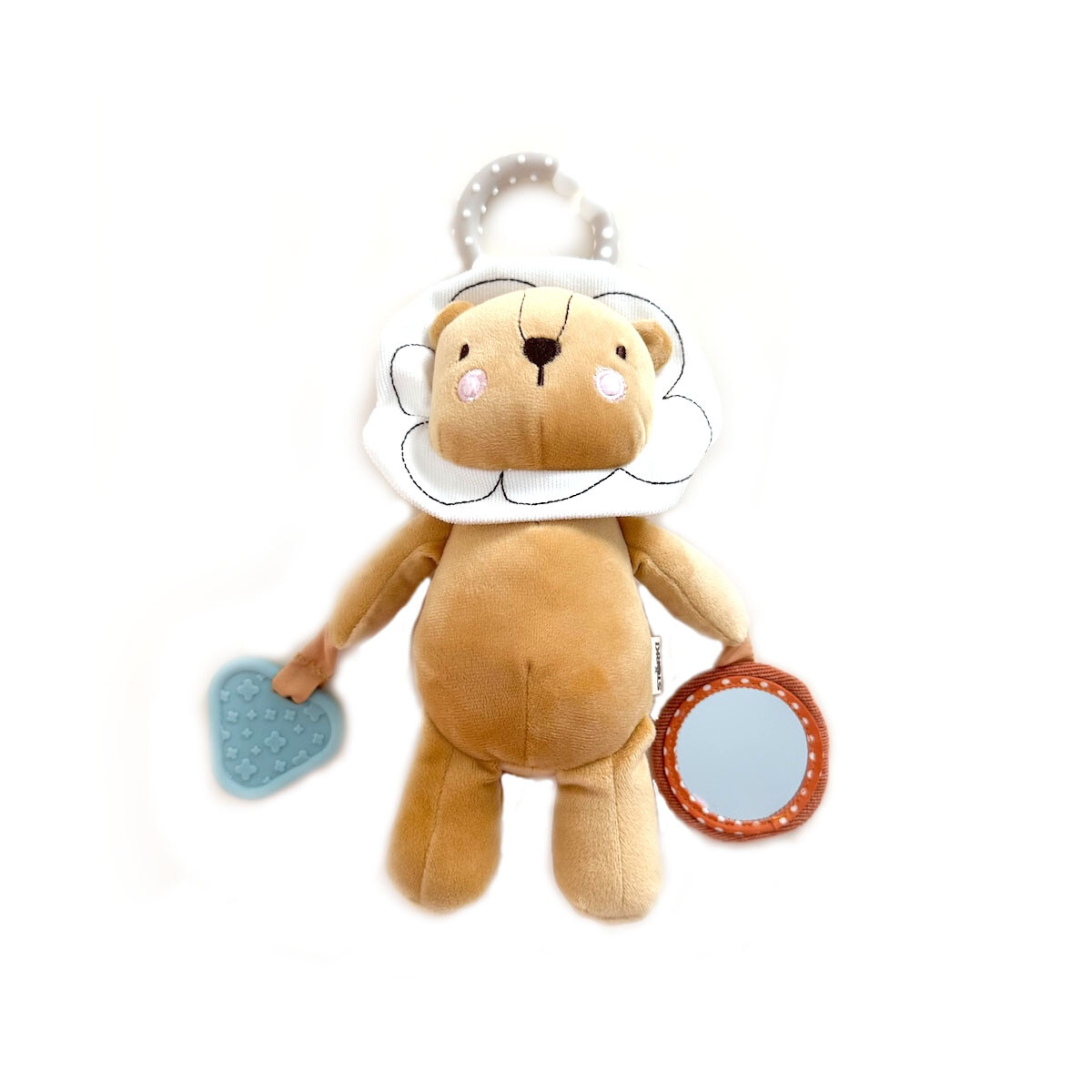 Peluche Actividades con Mordillo, Sonajero y Espejo León Storki 