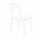 Silla Sissi Tramontina c/ Respaldo Abierto Moderna Apilable Blanco