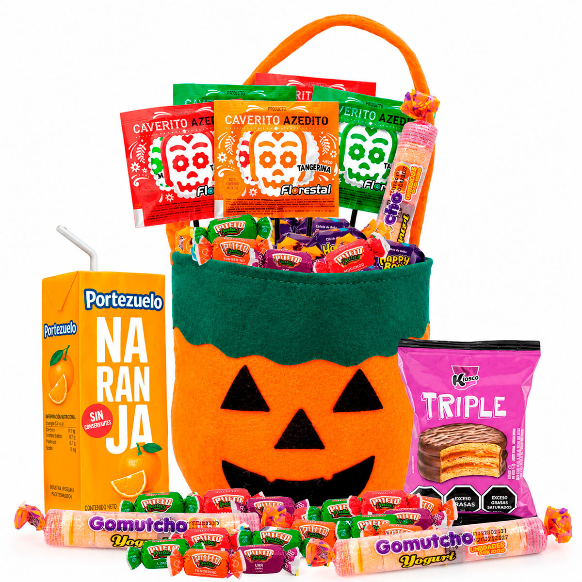 Oferta bolsa Halloween con golosinas 
