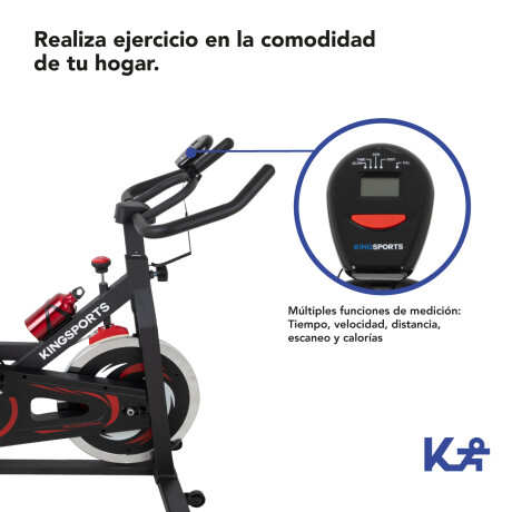 Bicicleta Fija Estática 18 kg para Spinning Cardio Fitness Bicicleta Fija Estática 18 kg para Spinning Cardio Fitness