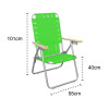 Reposera Sillón Plegable 5 Posiciones Descansar Aluminio Color Verde Reposera Sillón Plegable 5 Posiciones Descansar Aluminio Color Verde