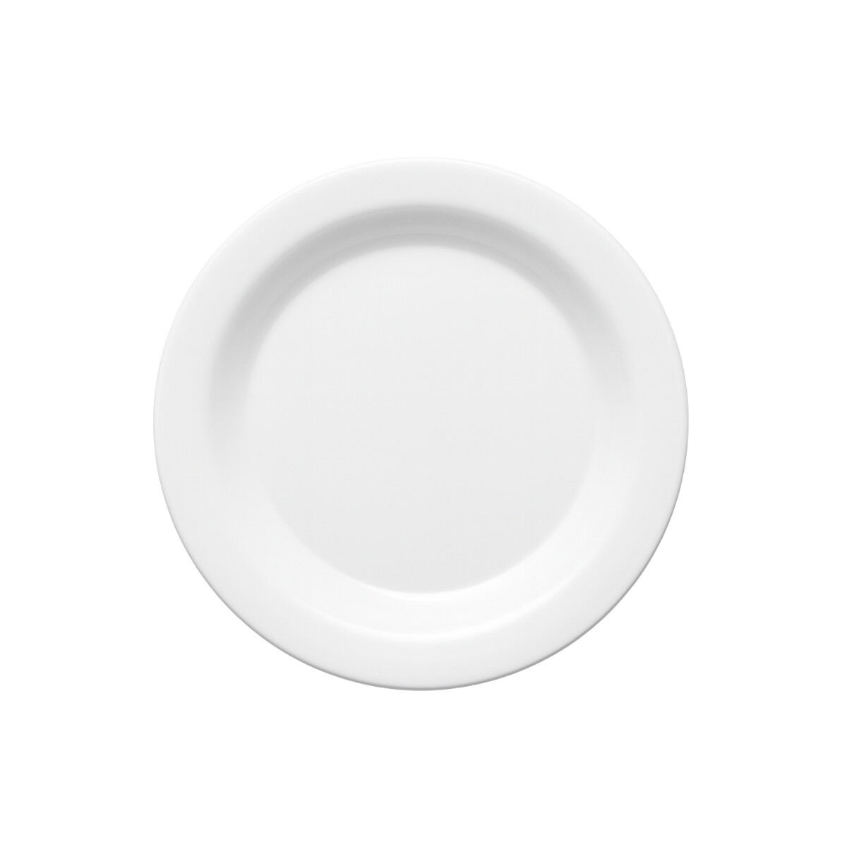 Plato de Melamina Blanco 26.4 x 2.5 cm 
