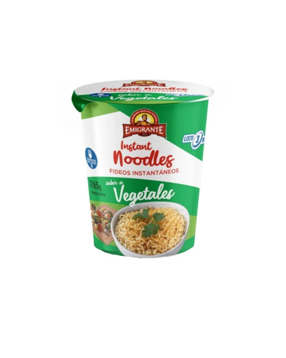 FIDEOS INSTANTÁNEOS DE VEGETALES 65G 