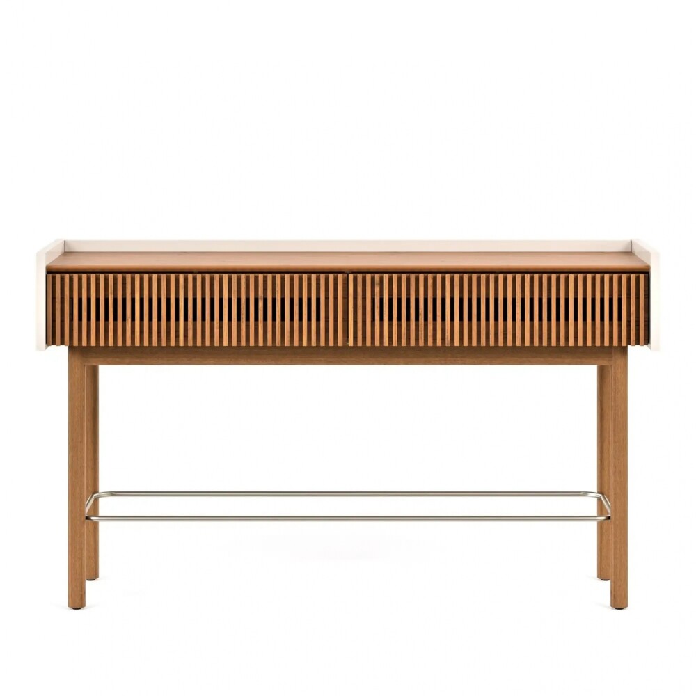 Mesa de Arrime Ripiado Natural